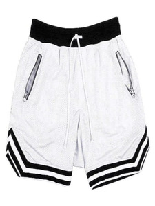 Vente en gros Respirant Summer Fitness Basketball 100% polyester Mesh Shorts Impression personnalisée Gym Sports Shorts pour hommes - Product Image 5