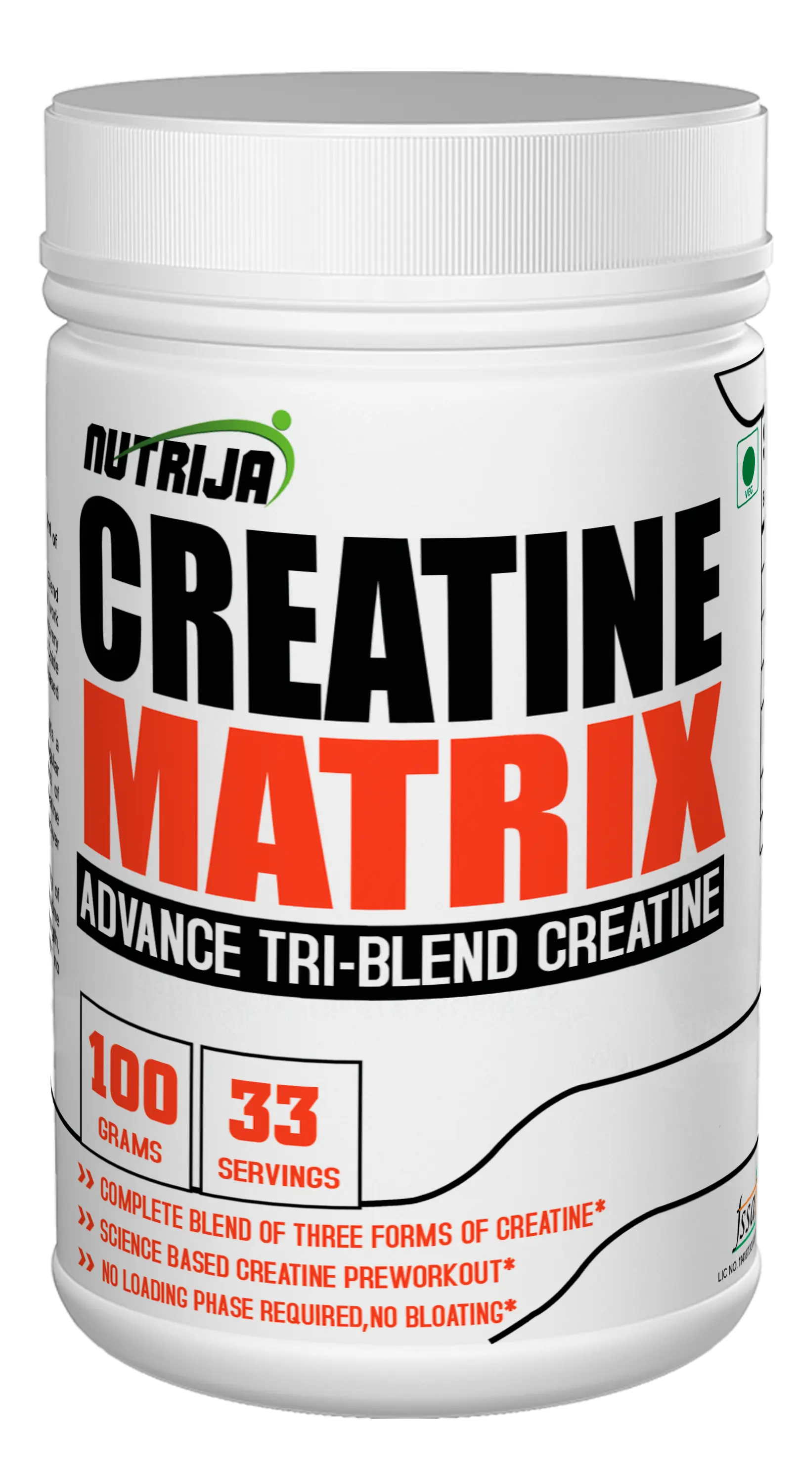 Creatine Matrix Volledige Mix Van Creatine Hcl, Creatine Nitraat & Magnesiumchelaat-200Gram (Ananas)