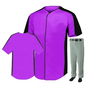 Custom Boy's Pants High Rise Side <b>Piping</b>/Braid Baseball Uniforms - Product Image 2