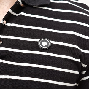 Polo de gimnasio para hombre, algodón, bordado, estampado, cuello de hombre, camiseta Polo informal de talla grande para hombre - Product Image 3