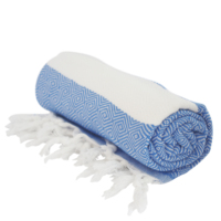 Mini serviettes de plage et de bain turques en coton diamanté - Séchage rapide 100% coton Peshtemal certifié GOTS 100X180CM