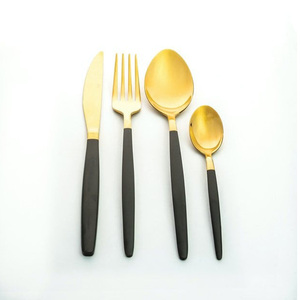 Juego de cubiertos con mango de resina azul fabricado en la India, último diseño, cubiertos de Metal, cuchara, tenedor, cuchillo, acabado plateado para uso en restaurante - Product Image 6