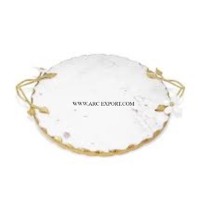Bandeja para servir comida, decoración de mesa al por mayor, de mármol Material, hogar y fiesta de cumpleaños, postre y dulces, bandeja para servir para suministro - Product Image 6