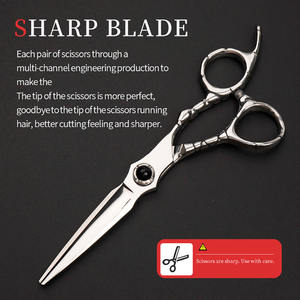 SUNSTAR IMPEX Peluquería Salón de belleza Alta calidad 4Cr13 Acero inoxidable Tijeras para cortar el cabello para diestros Punta de hoja afilada para el cabello - Product Image 4