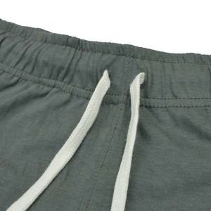 Pantalones Casuales de Lona Ligeros para Hombre, Diseño Personalizado, Corte Recto, Color Liso Teñido, para Servicio OEM - Product Image 2