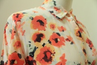 Blouse unisexe d'occasion 3DAH 3D1 Modèle 1-704 en soie/polyester pour 4 saisons, toutes tailles, fabriquée à Taïwan, délai de livraison d'échantillon de 7 jours non inclus
