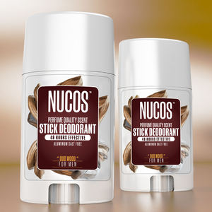 Desodorante Antitranspirante en Barra Nucos 50 ml, Sin Aluminio ni Parabenos, para Adolescentes, Hidratante en Gel, Bálsamo y Crema - Product Image 1