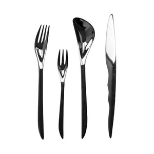 ช้อนส้อมเงินแบบใช้ซ้ําได้รอยัลดีไซน์หรูหราคุณภาพสูงสแตนเลสชุด Flatware 5 ชิ้นพร้อมกล่องของขวัญสําหรับโอกาสพิเศษ - Product Image 4