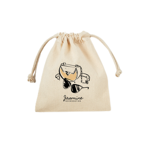 Sac en coton à cordon avec poignée en corde pour produits de thé, commande en gros - Product Image 4