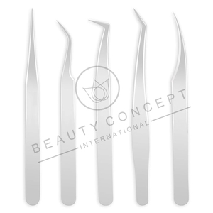 5 pièces ensemble utilisation pour instruments de beauté personnels bonne qualité pince à épiler d'extension de cils par concept de beauté écologique - Product Image 6