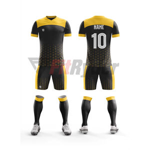 Uniformes de Fútbol Unisex de Secado Rápido y Alta Calidad, Diseño de Logotipo Personalizado, Conjuntos Nuevos al por Mayor, Estilo OEM, Personalización, 100% Poliéster - Product Image 3