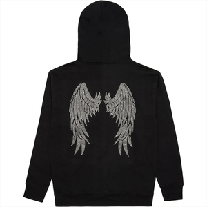 Sweat à capuche pour homme 100% coton, nouvelle mode, manches longues, fermeture éclair, polaire thermique, séchage rapide, respirant pour l'hiver - Product Image 2