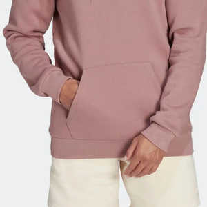 Custom Men's Hoodie High Quality Cotton Terry <b>Thick</b> <b>Fleece</b> Drop Shoulder Oversize Streetwear Embossed Printing Winter Solid - Product Image 4