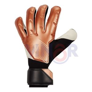 Gants de football en cuir respirant de haute qualité, à doigts entiers, coupe ample, OEM, fabriqués en cuir, gants de gardien de but en gros - Product Image 2