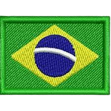 Parche bordado con bandera de Brasil, Parche bordado con bandera de Brasil, Parches bordados con bandera de Brasil, Banderas - Product Image 5