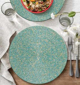 Mantel Individual de cuentas de cristal de aleación de diseño moderno, Decoración de mesa de alta calidad para cenas, fiestas, toque impresionante a sus invitados - Product Image 6