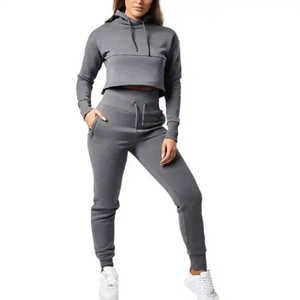 Conjuntos de Ropa para Mujer, Diseño Nuevo 2025, Logotipo Personalizado OEM, Chándal, Ropa de Estar en Casa, Pantalones Deportivos y Sudadera con Capucha, Conjunto de 3 Piezas - Product Image 2