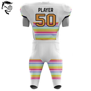 High Quality Tackle Twill Unisex Youth American <b>Football</b> Uniform Custom Short Sleeves Team Wear Breathable Plus Size Options - Product Image 4