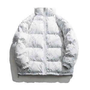OEM al por mayor impermeable primavera Puffer chaqueta para los hombres logotipo personalizado cortavientos bombardero y chaquetas a prueba de viento invierno Puffer abrigos - Product Image 4