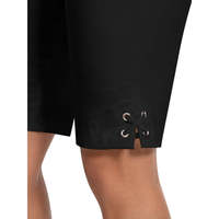 Robe de travail décontractée pour femme, coupe croisée, short intégré, deux poches avant respirantes, tricot Spandex/Polyester
