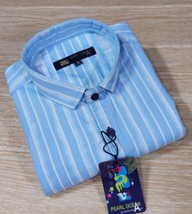 เสื้อเชิ๊ตผ้าฝ้ายลำลองสำหรับผู้ชายเสื้อแฟนซีคอวีพิมพ์ลายสำหรับผู้ชาย - Product Image 4