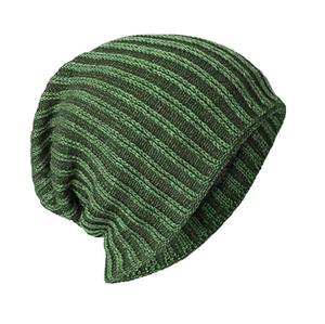 Unisex Warm Vintage Solid Color Washed Cotton Knitted <b>Hat</b> Distressed Ribbed Beanie 3D Embroidery Street Personality - Product Image 3