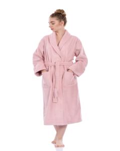 High Quality Best Price Customized 100 Cotton <b>Kimono</b> Collar Embroidered <b>Women</b> Bathrobe Robe Home Textile - Product Image 1