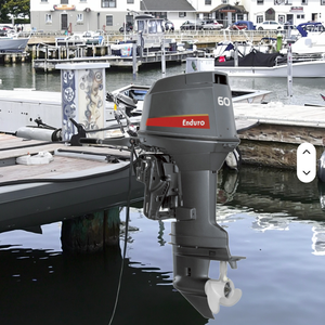 Moteur 2 temps haute performance 60 CV compatible avec arbre court/long pour bateaux de pêche - Product Image 5