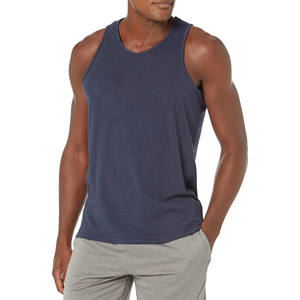 Camiseta sin mangas de punto de fibra de bambú de algodón personalizada de alta calidad para hombre, chaleco de gimnasio transpirable de secado rápido, estilo informal de verano para entrenamiento - Product Image 4
