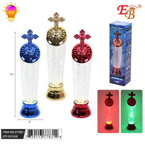 11" LED Cross-Tornado Water Lamp 30 PCS/Carton Elegant <b>Decorative</b> <b>Lighting</b> - Product Image 1