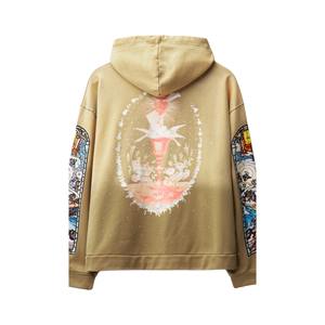 เสื้อฮู้ดดี้ผ้าฟลีซหนานุ่ม พิมพ์ลายสกรีน สไตล์สตรีทแวร์สำหรับผู้ชาย ดีไซน์ใหม่ปี 2025 ผลิตจากเส้นใยไม้ไผ่ 100% รับสกรีนลายตามสั่ง - Product Image 5