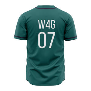 Nouveaux maillots de baseball respirants, antibactériens et à séchage rapide, surpiqués, personnalisables, pour adultes, vente en gros, grandes tailles - Product Image 3