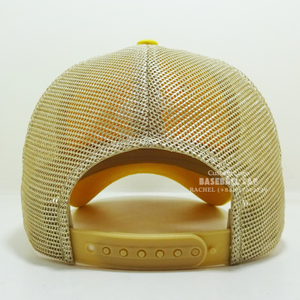 หมวกปักลายสีเหลืองมี6แผง Gorras ป้ายปีกโค้งโครงสร้างแบบนิ่มปรับได้ SnapBack ปิดใช้ได้ทั้งชายและหญิง - Product Image 6