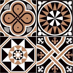 กระเบื้องปูพื้นพอร์ซเลนเซรามิกหินอ่อนขัดเงาสีเทาของโมร็อกโกขนาด400x400มม. สำหรับห้องน้ำและ40x40cm จอดรถ - Product Image 3