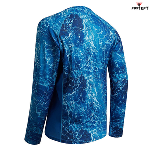 Sublimación Diseño de pesca Ropa transpirable de secado rápido Manga larga Hombres Camisas de pesca ligeras - Product Image 2