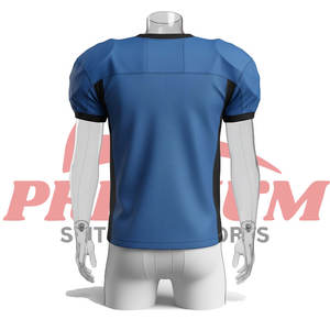 Maillot de football américain Créez votre propre design Polyester respirant Sans manches et avec manches en option - Product Image 2