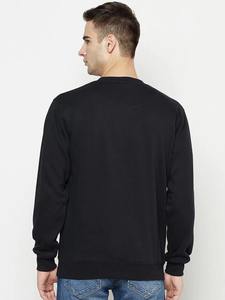 Sweat-shirt en molleton de coton et polyester de qualité décontracté pour homme, impression de logo personnalisée, col rond uni, imperméable, respirant, doublé, hiver - Product Image 5