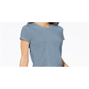Top da donna Maison Jules X-Small Hi Lo a maniche corte con scollo rotondo in blu - Product Image 2