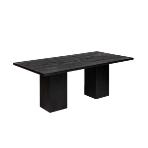 โต๊ะอาหารไม้มะม่วงสีดำ Vivien - Product Image 2