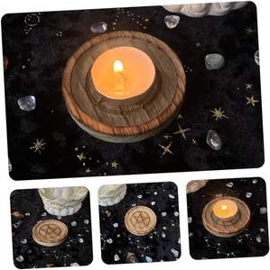 Support de bougeoir en bois Unique de ménage pour les bougeoirs de mariage - Product Image 3