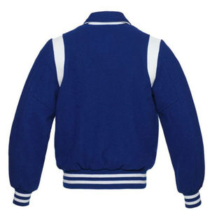 Handmade Classic <b>Red</b> Fleece Varsity Jacket White Stripe Design Customized High Quality <b>Men's</b> Plus Size Winter Jacket Low MOQ - Product Image 6