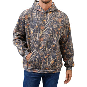 Long Sleeve Hoodie for Men Anti-UV Sun Protection Clothes Shirt Jungle Camouflage <b>Hoodies</b> - Product Image 1