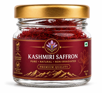 Isar Internationals Pure Saffron Bunga Safflower Kering Mentah Kashmir India Tersedia Kemasan Grosir dan Eceran dalam 1 gram Rempah Tunggal Herbal.