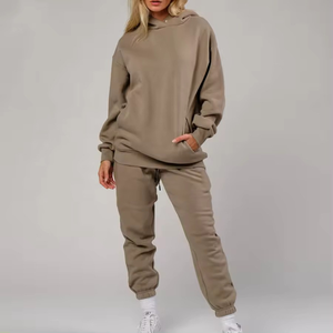 Sudaderas Extra Grandes para Mujer, Estilo Streetwear, Personalizables, Transpirables, Ligeras, con Hombros Caídos, para Invierno - Product Image 3