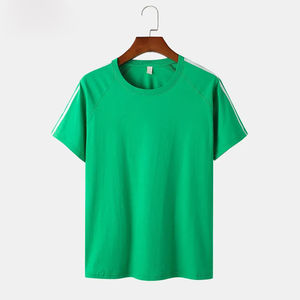 Poliéster/algodón peso medio tejido manga corta hombres clásico Regular Fit Formal camiseta venta al por mayor superventas nuevo diseño - Product Image 4