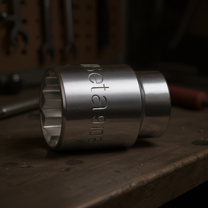 ประแจบล็อกหกเหลี่ยมชุบโครเมียมขนาด 3/8 นิ้ว แบบหัวต่อเหลี่ยม - Product Image 3