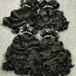 Cabello Chino Ondulado de Alta Calidad, Cabello Vietnamita Ondulado Natural Remy Virgen 1B, Tejido Profesional de Alta Longitud, Doble Trama, Todos los Colores - Product Image 2