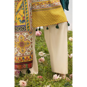 ชุดมุสลิมพิมพ์ลายสไตล์เรียบร้อยสำหรับผู้หญิง 3 ชิ้น ตกแต่งด้วยเพชร ขนาดพลัสไซส์ XS สำหรับใส่ในวันสบายๆ ผลิตตามแบบ ODM พร้อมผ้าคลุมไหล่-SD-52154 - Product Image 5