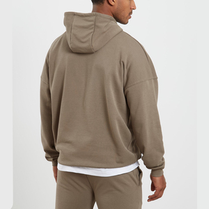 Sudadera con Capucha de Algodón Grueso, Lavada al Ácido, Estilo Vintage, con Logotipo Personalizado Impreso en DTG, Ecológica, de Primavera - Product Image 1