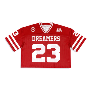 Camisetas de fútbol americano impresas por sublimación baratas al por mayor, camisetas de fútbol americano cuadradas de gran tamaño personalizadas - Product Image 2